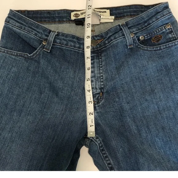 Harley-Davidson Bootcut Denim Jeans 8 - Picture 5 of 10